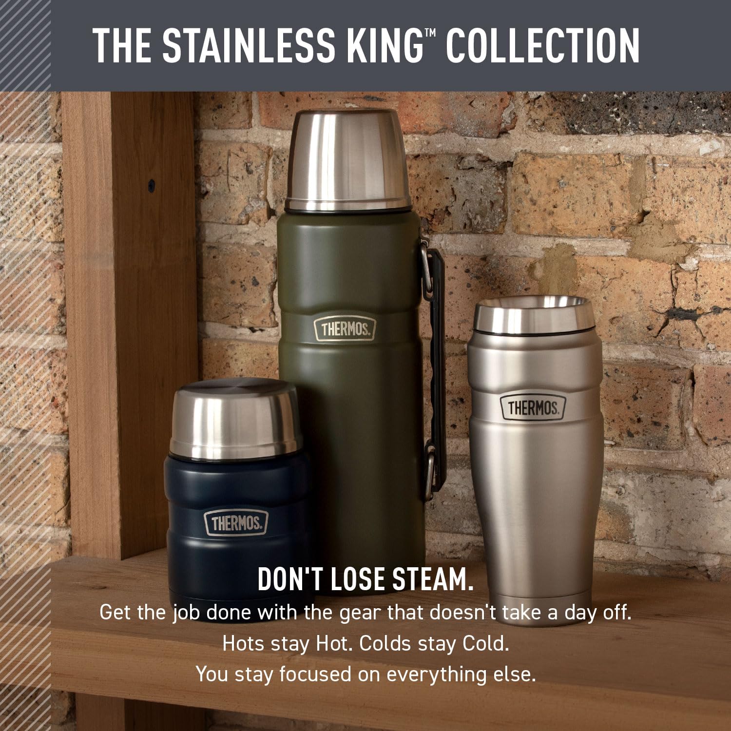 Amazon.com: THERMOS Stainless King Vacuum-Insulated Beverage